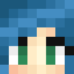 Green Plaid and Blue Hair - Female Minecraft Skins - image 3
