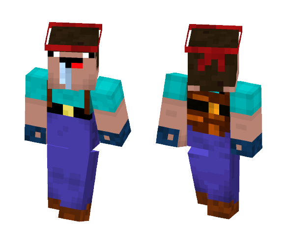 Download Free Derp the traveller ! Skin for Minecraft image 1 Derp the traveller ! - Male Minecraft Skins - image 1