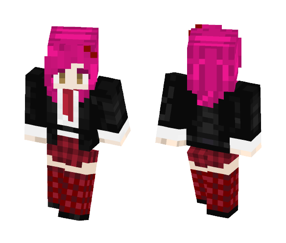 Download Free Amu Hinamori - Shugo Chara Skin for Minecraft image 1 Amu Hinamori - Shugo Chara - Female Minecraft Skins - image 1