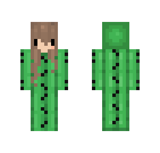 Cute Cacti Onesie | Chibi - Female Minecraft Skins - image 2