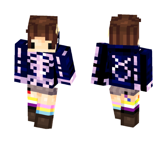 The Chibi Skeleton | MALE IN DESC. - Female Minecraft Skins - image 1