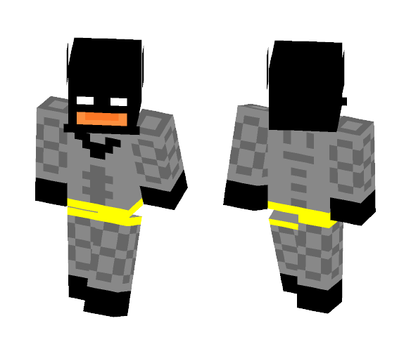 Batman (No Cape) - Batman Minecraft Skins - image 1