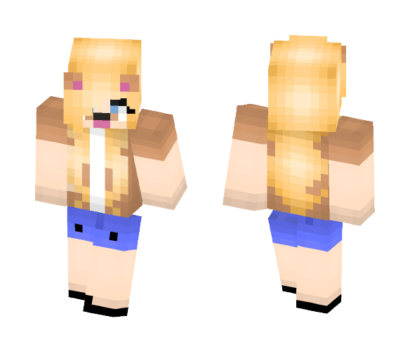 Dog snapchat filter - Dog Minecraft Skins - image 1