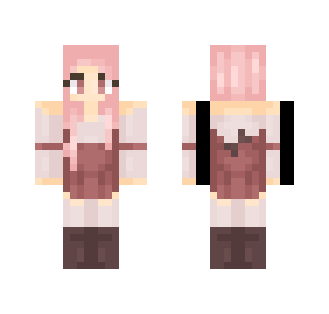 Girl with Pink Hair - Μαcαrοη_