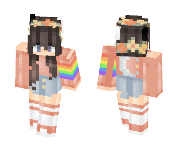 Just like fire | ThePugLife - Female Minecraft Skins - image 1