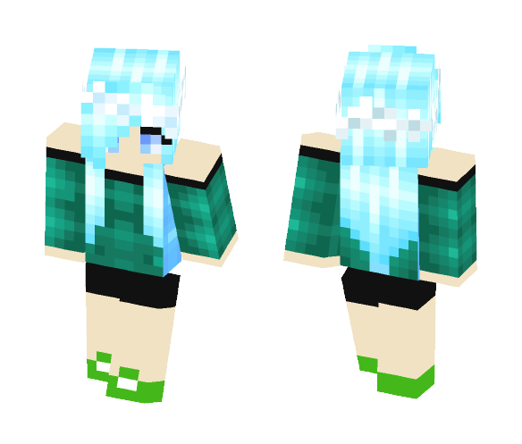 Frosty Hair - Female Minecraft Skins - image 1