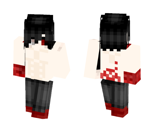 Ayaneki || Kagune Tattoo - Male Minecraft Skins - image 1