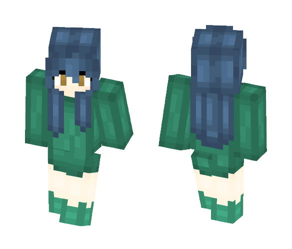 ℓσтѕ σf gяєєи | Cassy - Female Minecraft Skins - image 1