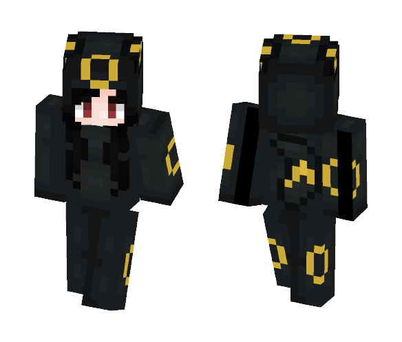 Umbreon Onesie - Female Minecraft Skins - image 1