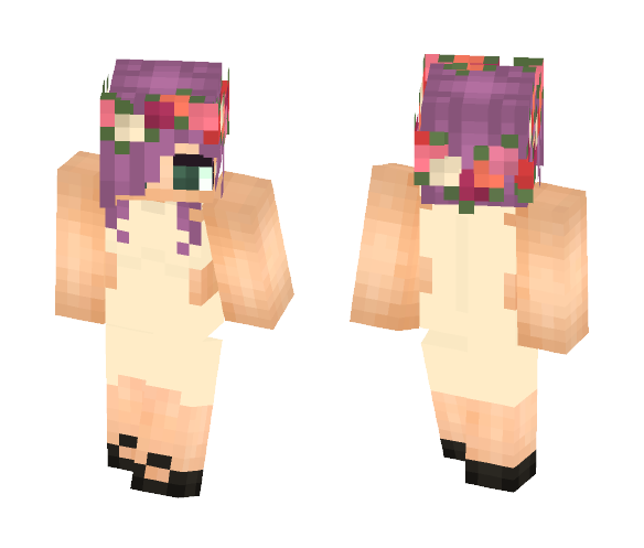 Fancy Flower Crown - Flower Crown Minecraft Skins - image 1