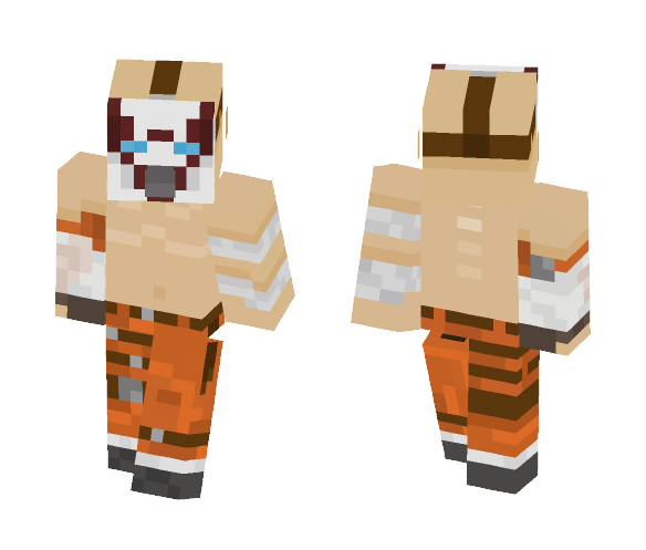 Phycho Bandit - Border Lands - Male Minecraft Skins - image 1
