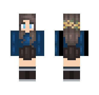 ~XPikaGirl :3~ Cute Blue Skirt o3o - Cute Girls Minecraft Skins - image 2