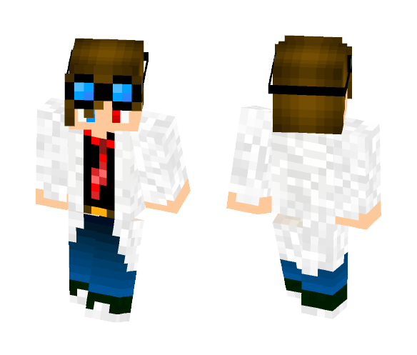 Scientist. (BOY VERSION) - Male Minecraft Skins - image 1