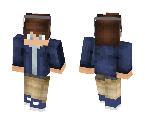 blueGhostNinja - Male Minecraft Skins - image 1