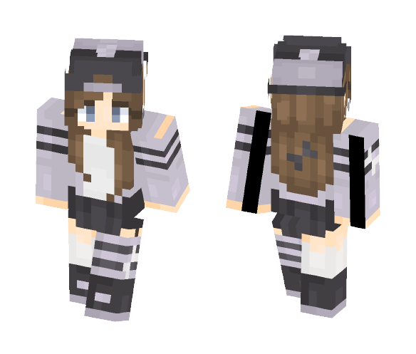 Cool Girl - Μαcαrοη_ - Girl Minecraft Skins - image 1