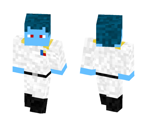 Grand Admiral Thrawn - Male Minecraft Skins - image 1