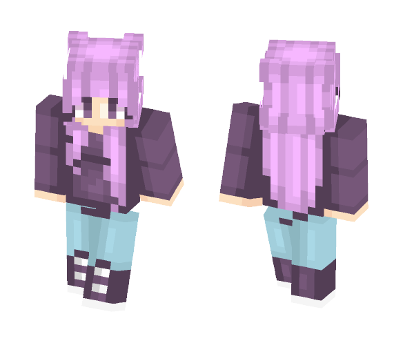 Pink purple k - Female Minecraft Skins - image 1