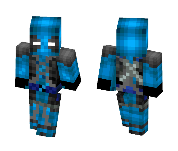 Blue Deadpool - Comics Minecraft Skins - image 1