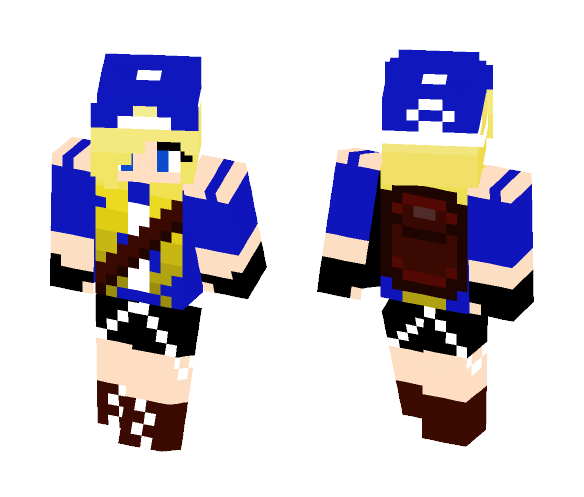 Pokemon Go trainer - Female Minecraft Skins - image 1