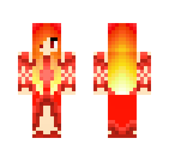 Fire Girl In Dress
