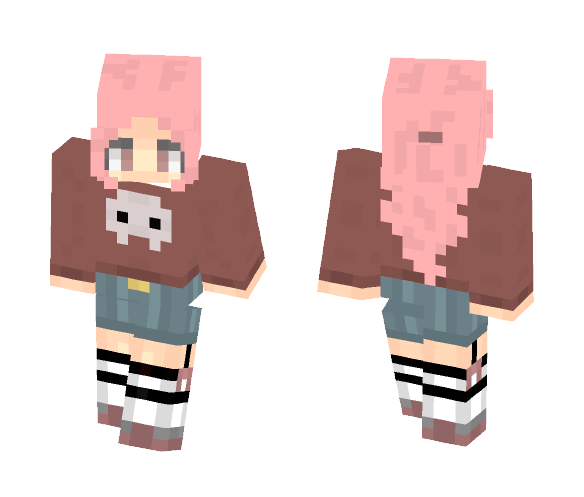 Skull School Girl ♥ - Girl Minecraft Skins - image 1
