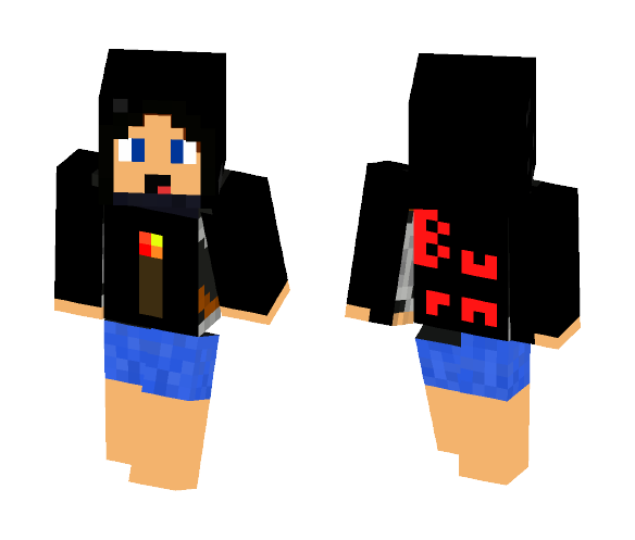 Burn Boy - Boy Minecraft Skins - image 1