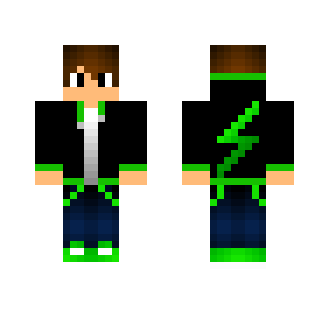 green blue lightning