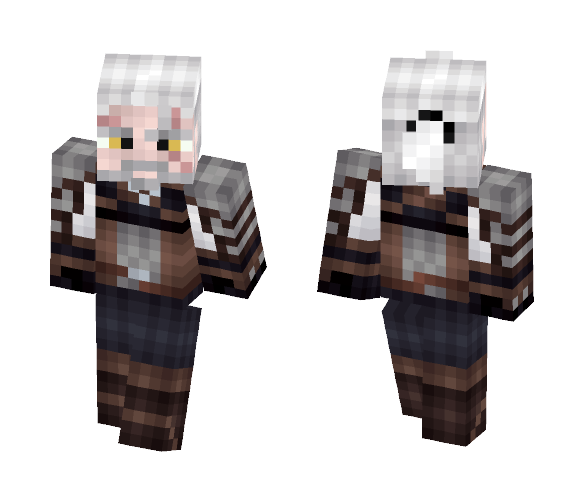 Geralt of Rivia - Male Minecraft Skins - image 1