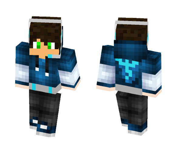 Team Mystic w/ Headphones - Male Minecraft Skins - image 1