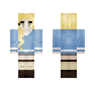 Girl With Blue Sweater