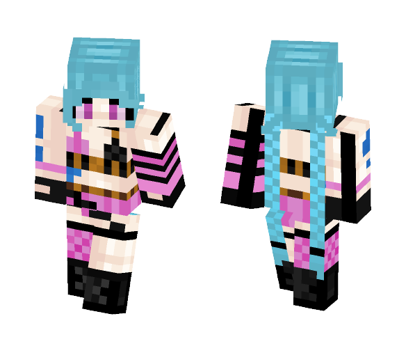Jinx | League of Legends - Female Minecraft Skins - image 1