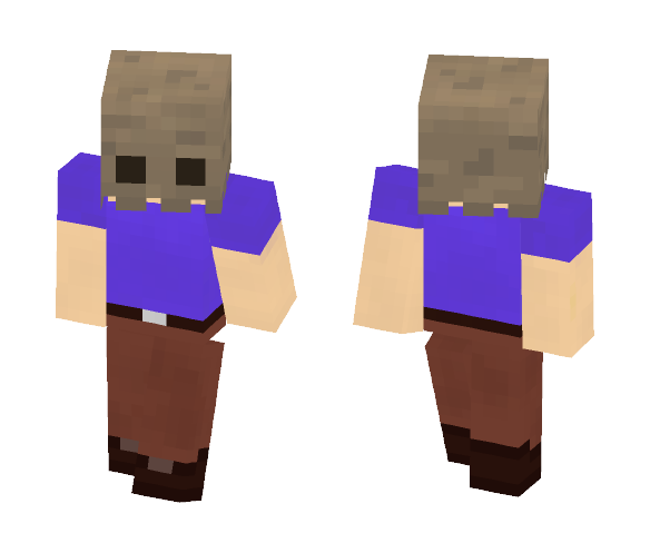 Bag over head! ~Hat - Male Minecraft Skins - image 1