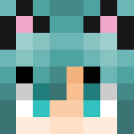 Hatsune Miku Maid Outfit - Female Minecraft Skins - image 3