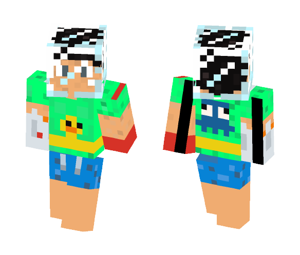 steve glass head - Male Minecraft Skins - image 1
