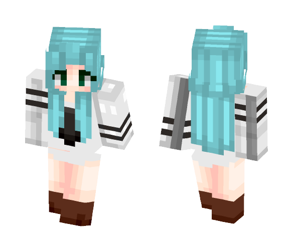 ????| living blue| - Female Minecraft Skins - image 1