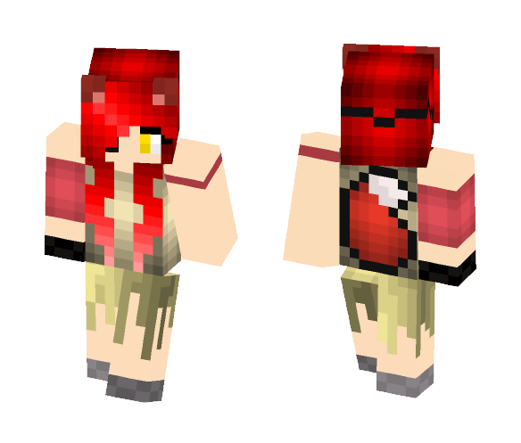 Foxy Girl - Girl Minecraft Skins - image 1
