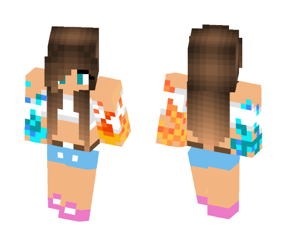 Summer Girl - Girl Minecraft Skins - image 1