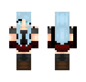 Blue hair girl | New Shading!