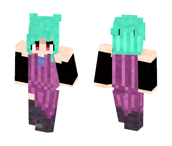 Download Free OC > P i k a ~ Skin for Minecraft image 1 OC > P i k a ~ - Female Minecraft Skins - image 1
