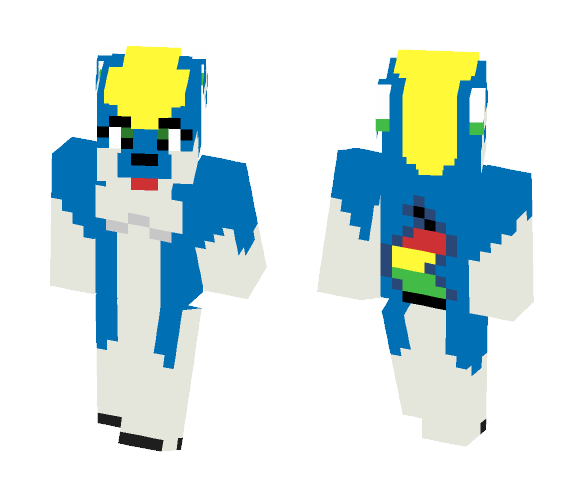 Otono Blueberry Fursuit Skin - Female Minecraft Skins - image 1
