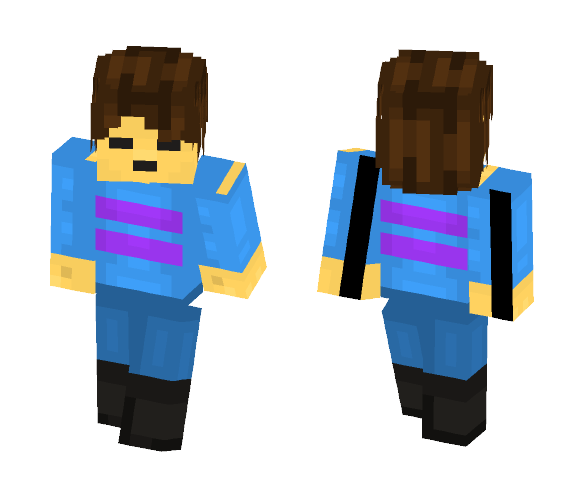 Undertale - Frisk - Interchangeable Minecraft Skins - image 1
