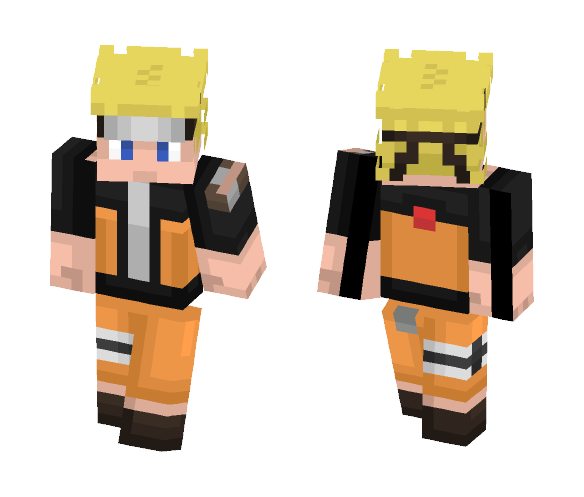 Naruto (Naruto Shippuden) - Male Minecraft Skins - image 1