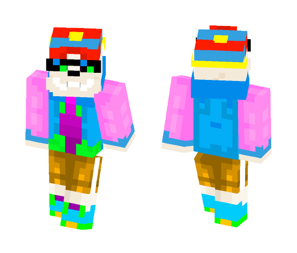 Download Free Sansy Fresh / Fresh Sans Skin for Minecraft image 1 Sansy Fresh / Fresh Sans - Male Minecraft Skins - image 1