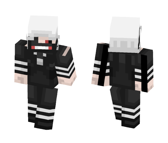 Download Free Ken Kaneki (Tokyo Ghoul Root A) Skin for Minecraft image 1 Ken Kaneki (Tokyo Ghoul Root A) - Male Minecraft Skins - image 1