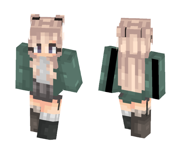 Download Free Basic Af Skin for Minecraft image 1 Basic Af - Female Minecraft Skins - image 1