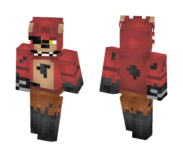 Foxy the Pirate (FNAF) - Male Minecraft Skins - image 1
