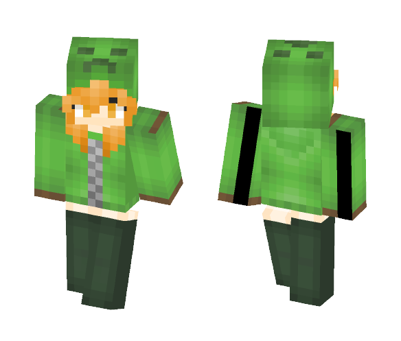 Creeper Girl - Girl Minecraft Skins - image 1