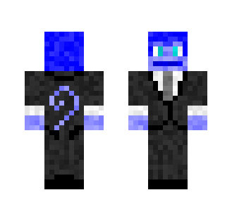 Blue Monkey with a suit