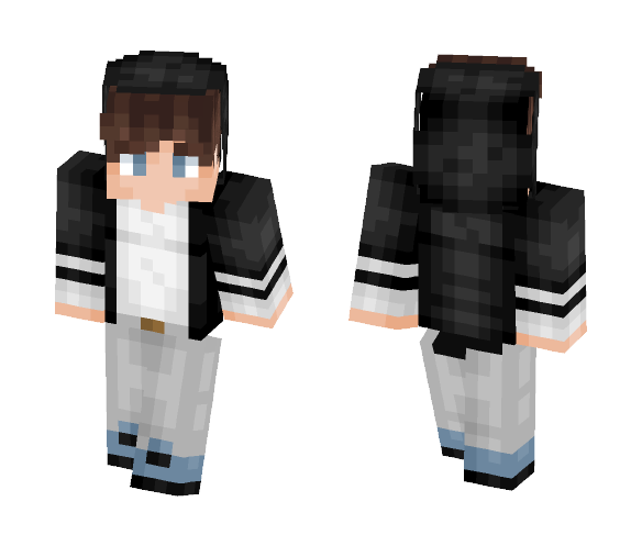 Striped Sweatshirt Teen - Male Minecraft Skins - image 1