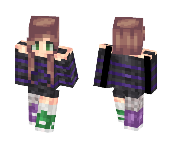 Download Free Caroline Skin for Minecraft image 1 Caroline - Female Minecraft Skins - image 1